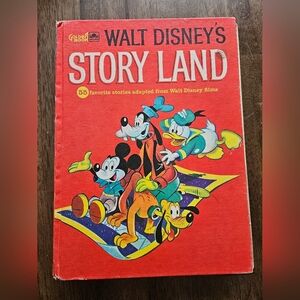 Walt Disney's Story Land Book - Red Cover